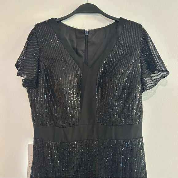 Glamorous Black Sequin Dress - Picture 3 of 8